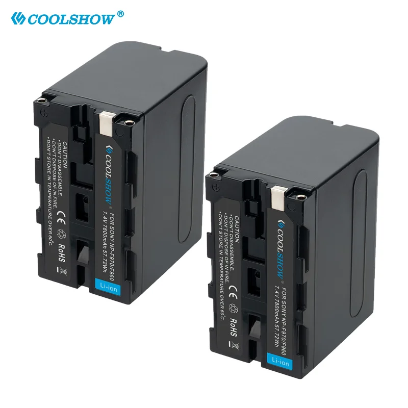 NP-F970 NP-F960 зарядное устройство для Sony PLM-100 CCD-TRV35 MC1500C NP F970 F750 F550 Аккумулятор для фотолампы 7800 мАч