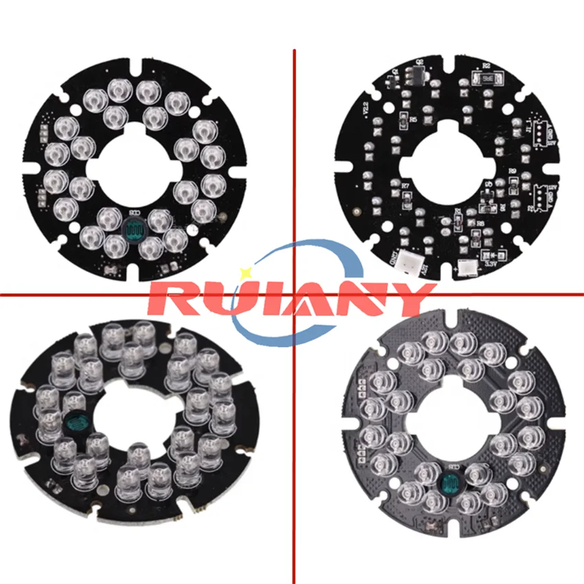 Conque en Plastique Blanc Noir, permission Industrielle, Caméra à 24 Lumières Infrarouges, Panneau Lumineux LED, PU Blanc, 3.5 Pouces