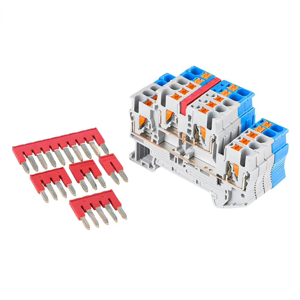 Jumper Bridge DIN Rail Terminal Blocks  One Piece FBS2-5 3-5 4-5 5-5 10-5 Plug-in Bridge For ST And PT Accessories