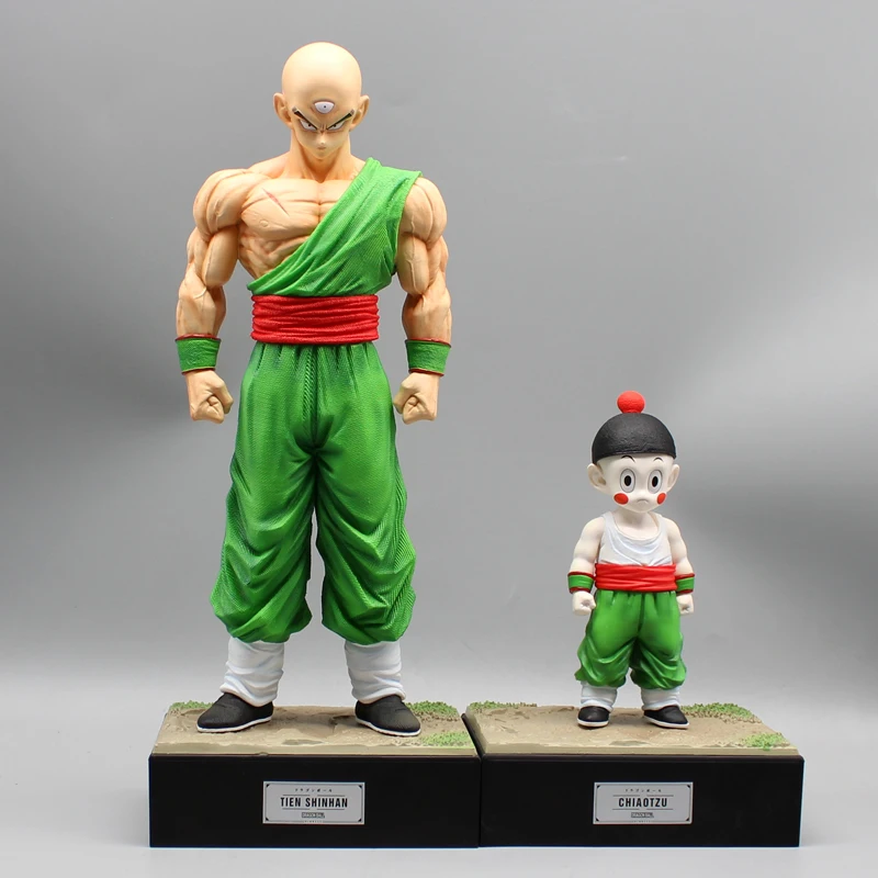 Dragon Ball Anime Action Figure, Chaoz, Tien Shinhan, Gk Modelo PVC, Coleção Estátua, Ornamento, Presente de Férias Infantil, Novo