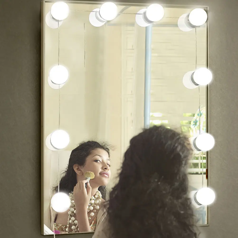 

Набор из 1 регулируемой светодиодной лампы для зеркала в ванную комнату: простой и элегантный дизайн, многофункциональное применение для ванной и спальни, декоративная лампа для зеркала