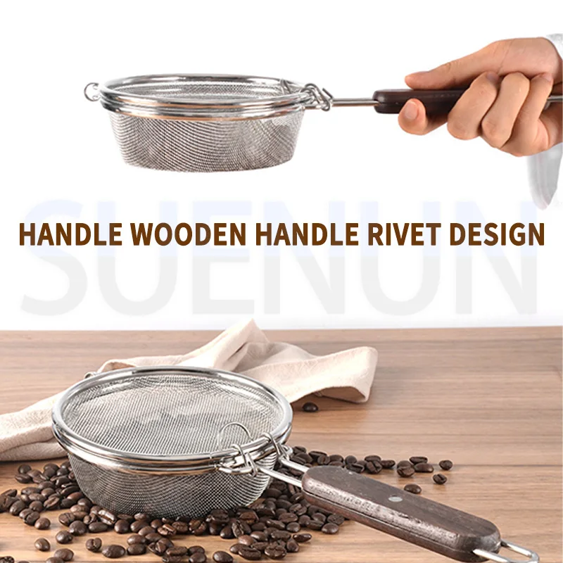 Coffee Bean Baking Machine Handheld Stainless Steel Stir Frying Coffee Bean Machine Household Roaster