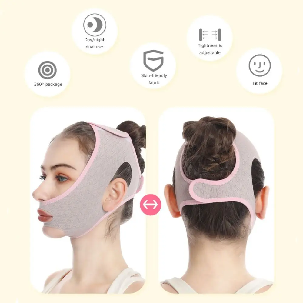 Lift Sagging Fade Nasolabial Folds V-Face Double Chin Disappear Beauty Tool Face Thinning Bandage Facial Care Protect Mask