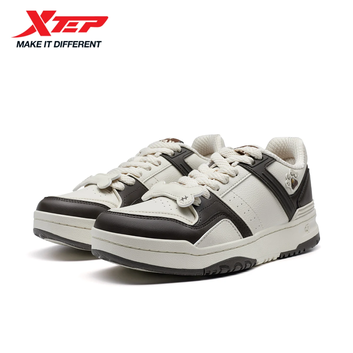 Xtep Sports Shoes For Men Fashion Thick Sole Comfortable Durability Cushion Leisure Outdoor Skateboarding Shoes 976319330009