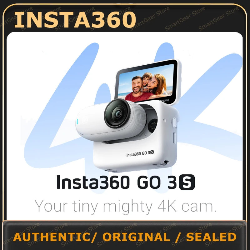 

Brand New Insta360 GO 3S tiny mighty 4K camera White- New Product