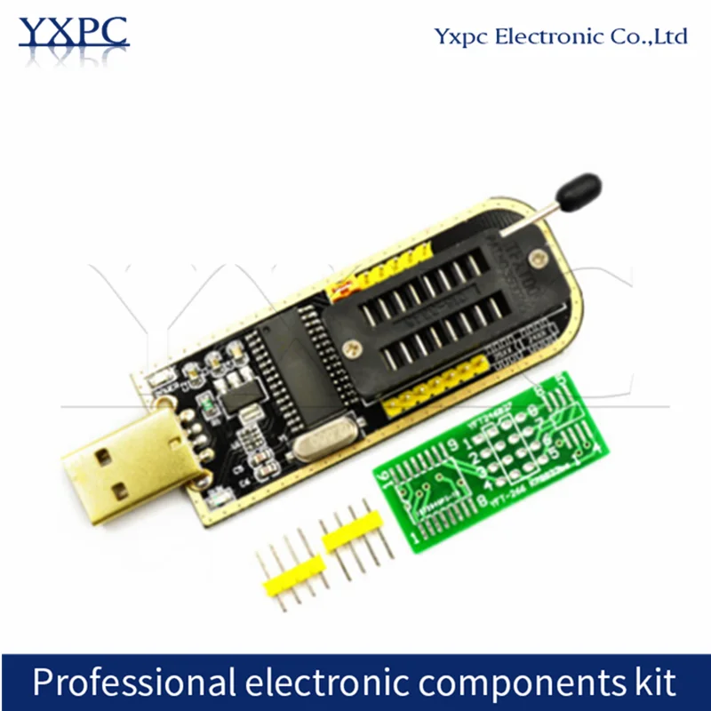 Module de routage LCD de carte mère, clip de test de gravure de puce, série CH341B 24 25 EEPROM Flash BIOS USB Module 93CXX/25CXX /24CXX SOP8