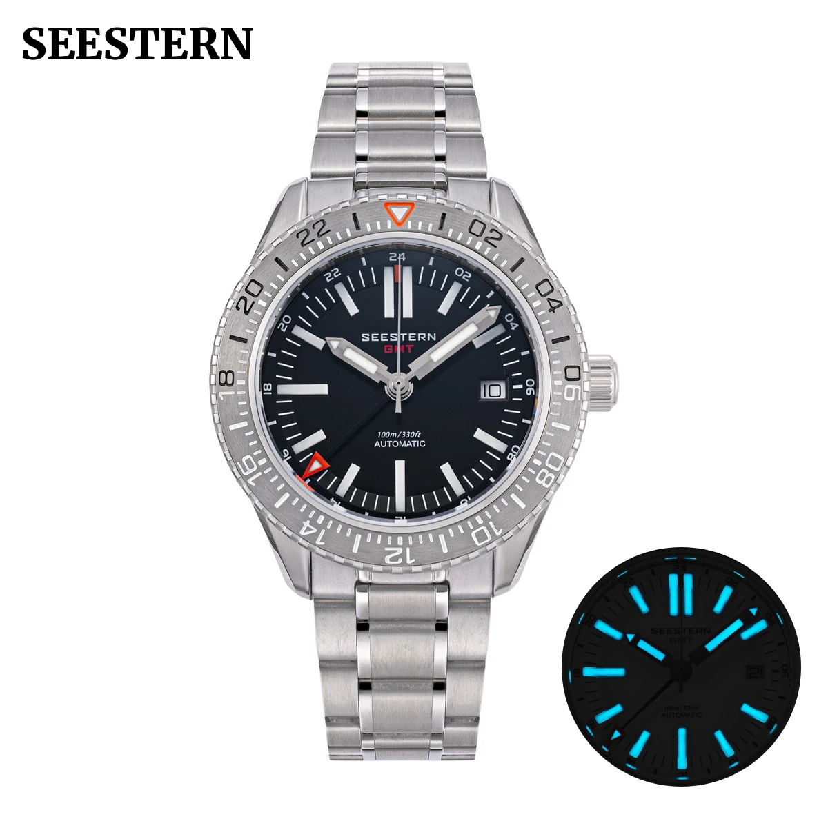 Herrenuhr GMT Diver Automatik Mechanisch Wasserdicht Armbanduhren Peacock …