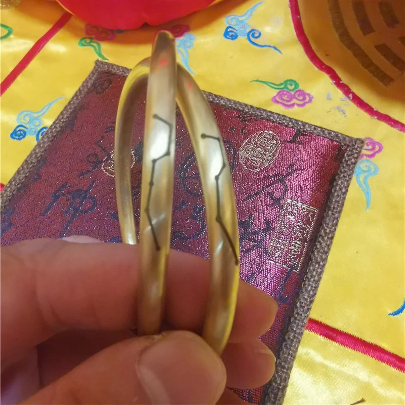 Taoist supplies,copper heaven and earth ring, yin and Yang ring,yin and Yang ring brass Seven Star stature