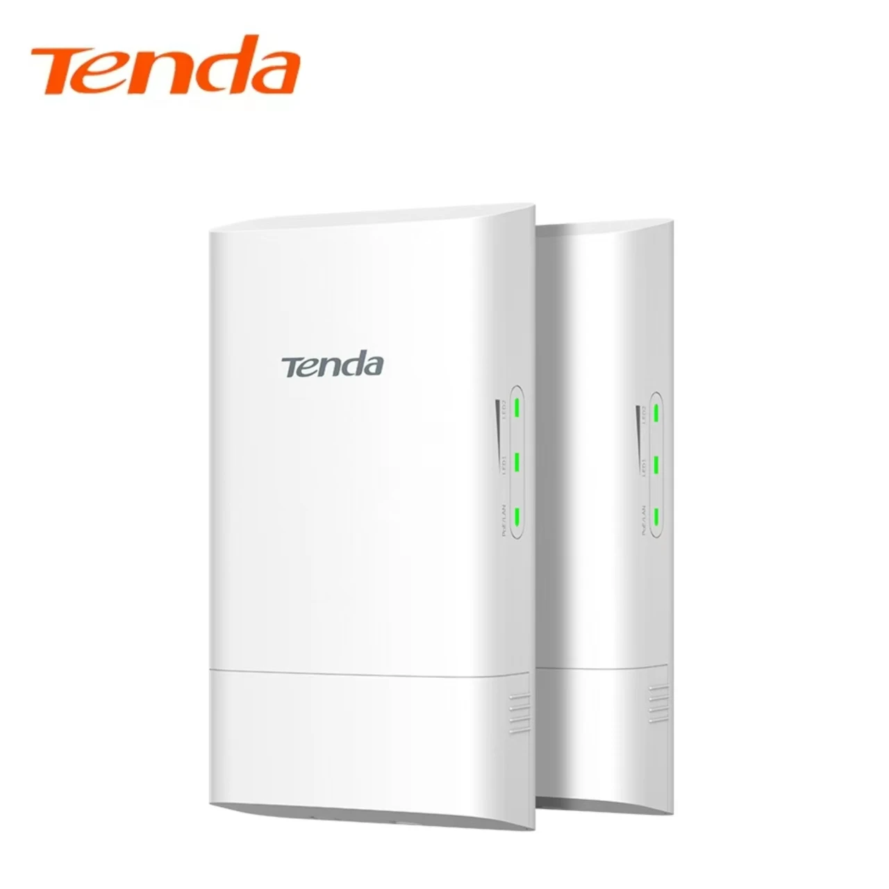 A Pair Tenda D2 2.4GHz outdoor CPE 287Mbps 200m WISP wireless range points with 7dBi directional antenna auto-bridging