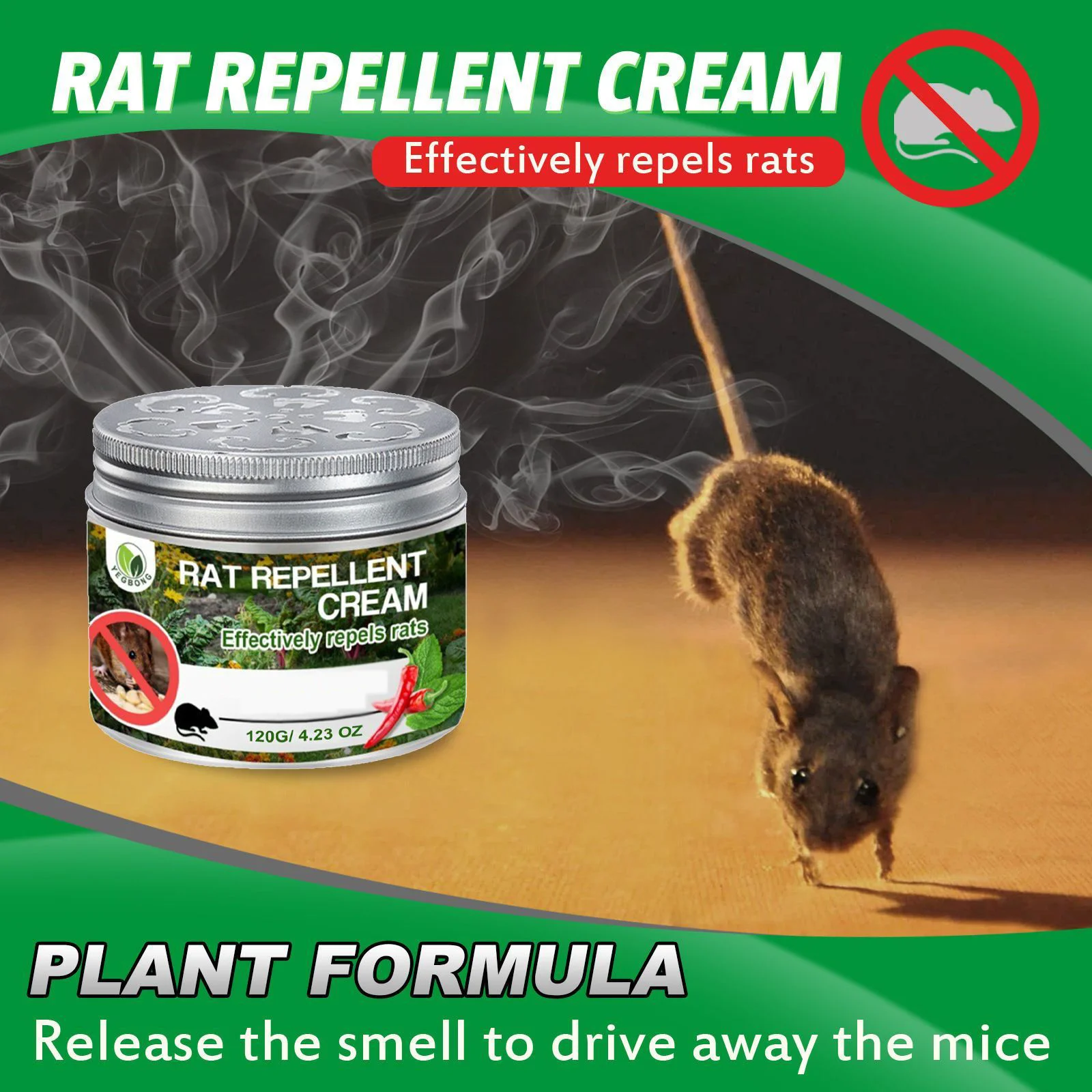 

Nouveau ménage fort rongeur répulsif Rat crème ménage Rat outil voiture Anti-Rat dispositif plante Rat crème
