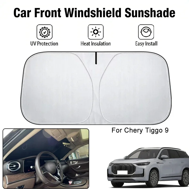 

Foldable Car Windshield Sun Shade UV Block Heat Insulation For Chery Tiggo 9 Interior Protection Accessories