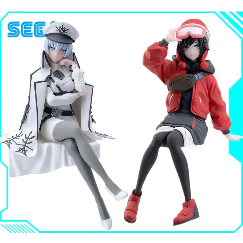 SEGA Original RWBY ICE QUEENDOM Ruby Rose Weiss Schnee PVC Action Figure Model Collectile Toy birthday christmas gift