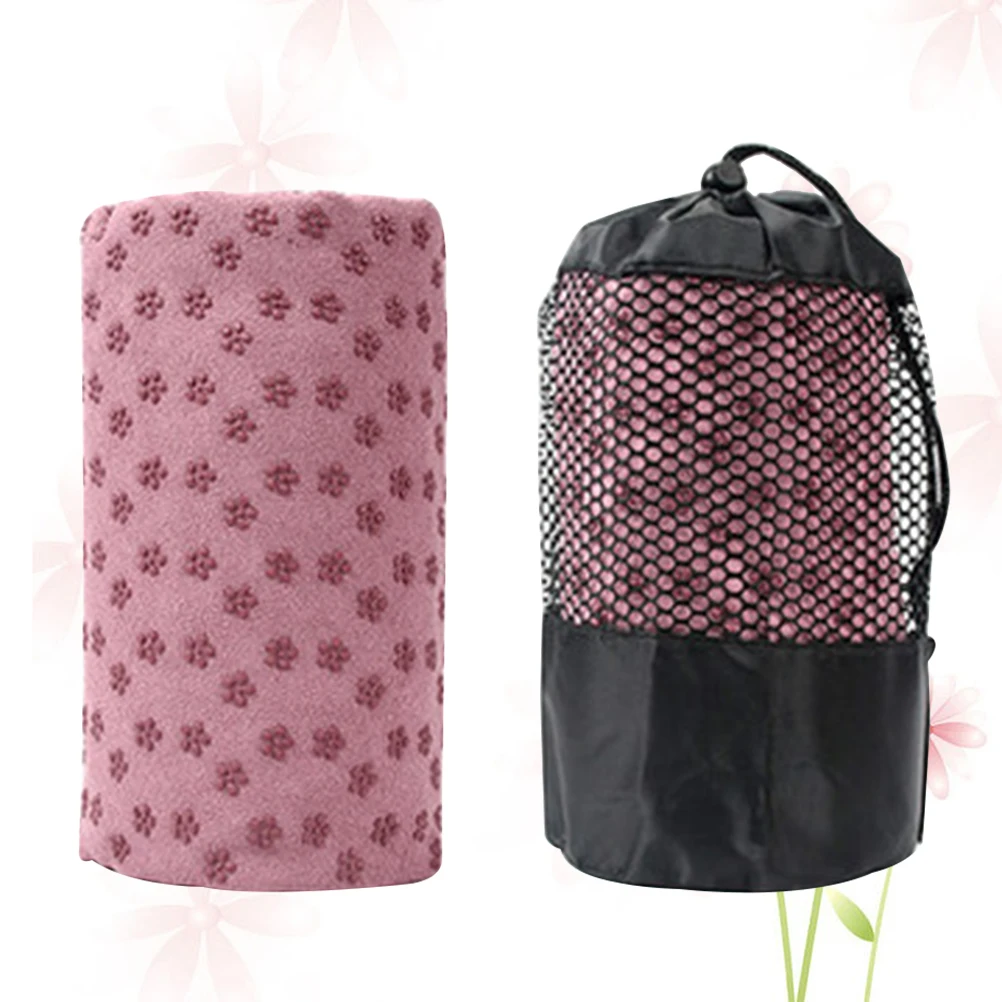 

Extra Thick Non Slip Yoga Mat Fitness Blanket Lightweight Waterproof Easy Clean For Outdoor Travel Pink