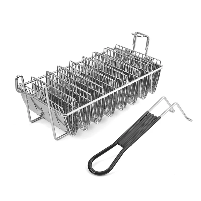 Taco Basket Holds 8 Shell Deep Fryer Taco Holder Baskets Taco Fry with Grip Handle French Fries Frying Fried Basket Tool Retail