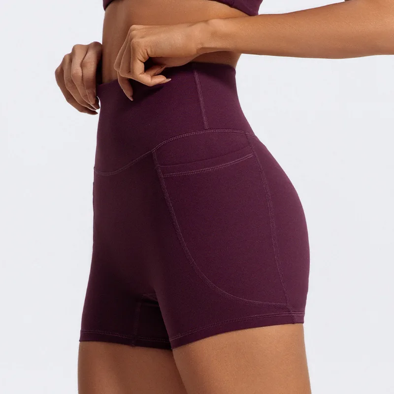 LezyanXR โยคะกางเกงขายาว Quad กางเกง Moisture Wicking Quick Drying Breathable ฟิตเนสกีฬาออกกําลังกายเสื้อผ้ากางเกงขาสั้นสําหรับสตรี