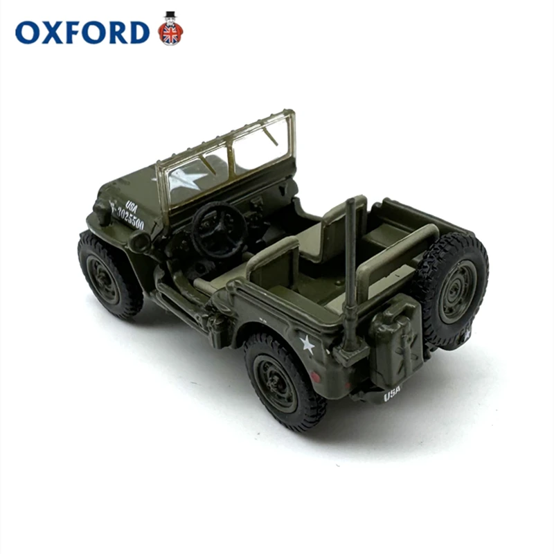 Diecast OXFORD 1:76 Scale II U.S. Army Off-road Reconnaissance Armored Vehicle Alloy Car Model Collectible Toy Gift Souvenir