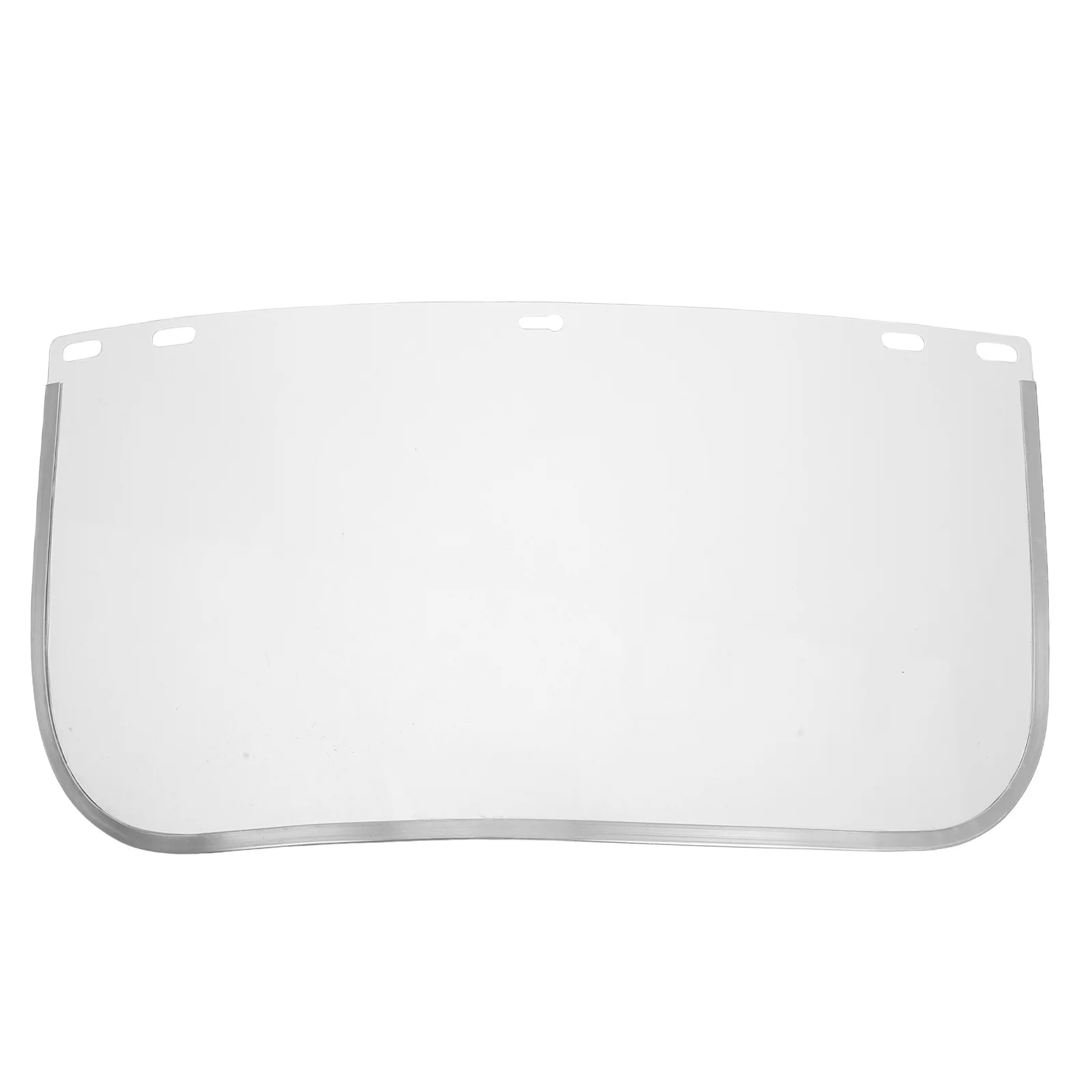 Aluminum Bordered Pvc Reusable Clear Transparent Anti Splash Protective Mask Durable For Grinding Industrial Lab