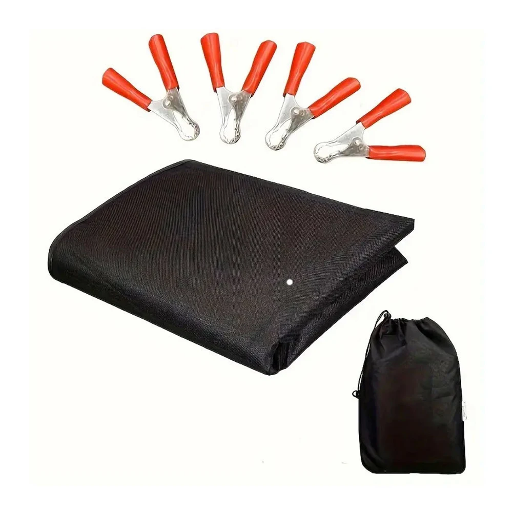 Travel Camping RV Rain Cover Snow Blocking Cover 176*114cm Lightweight Design Multi-functional Breathable Material