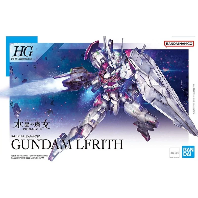 Bandai Original Gundam Model Kit Anime Figure HG 1/144 GUNDAM LFRITH Action Figures Toys Collectible Ornament Gifts for Children