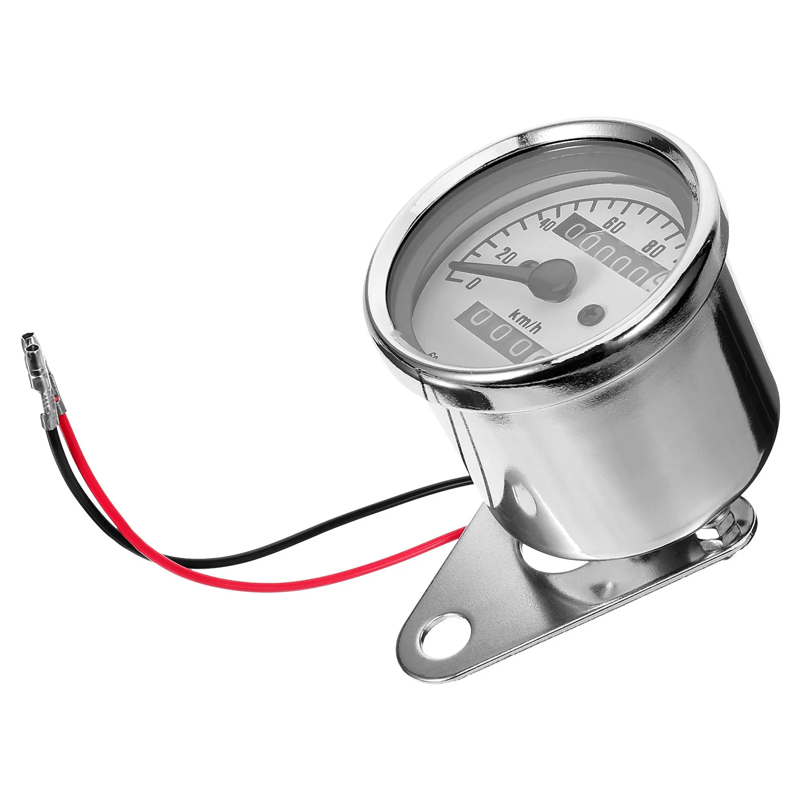 

Pointer Style Motorcycle Speedometer Universal Display Sturdy Material Easy Installation Modified Bike Gauge Odometer