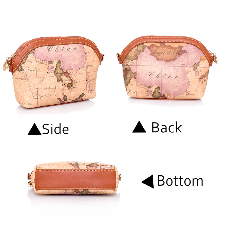 Waterproof Vintage Bag Leather Shoulder Bag Fashion Messenger Bag Women Travel Trend Clutch