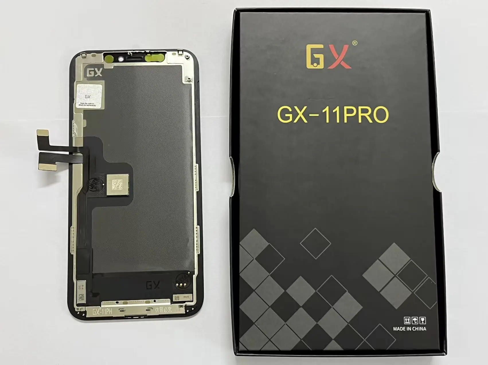 GX OLED scherm voor iPhone X XS XS Max 11 12 13 14 15 16 Pro Max, True Tone met 3D Touch, voor iPhone reparatie inclusief gereedschap