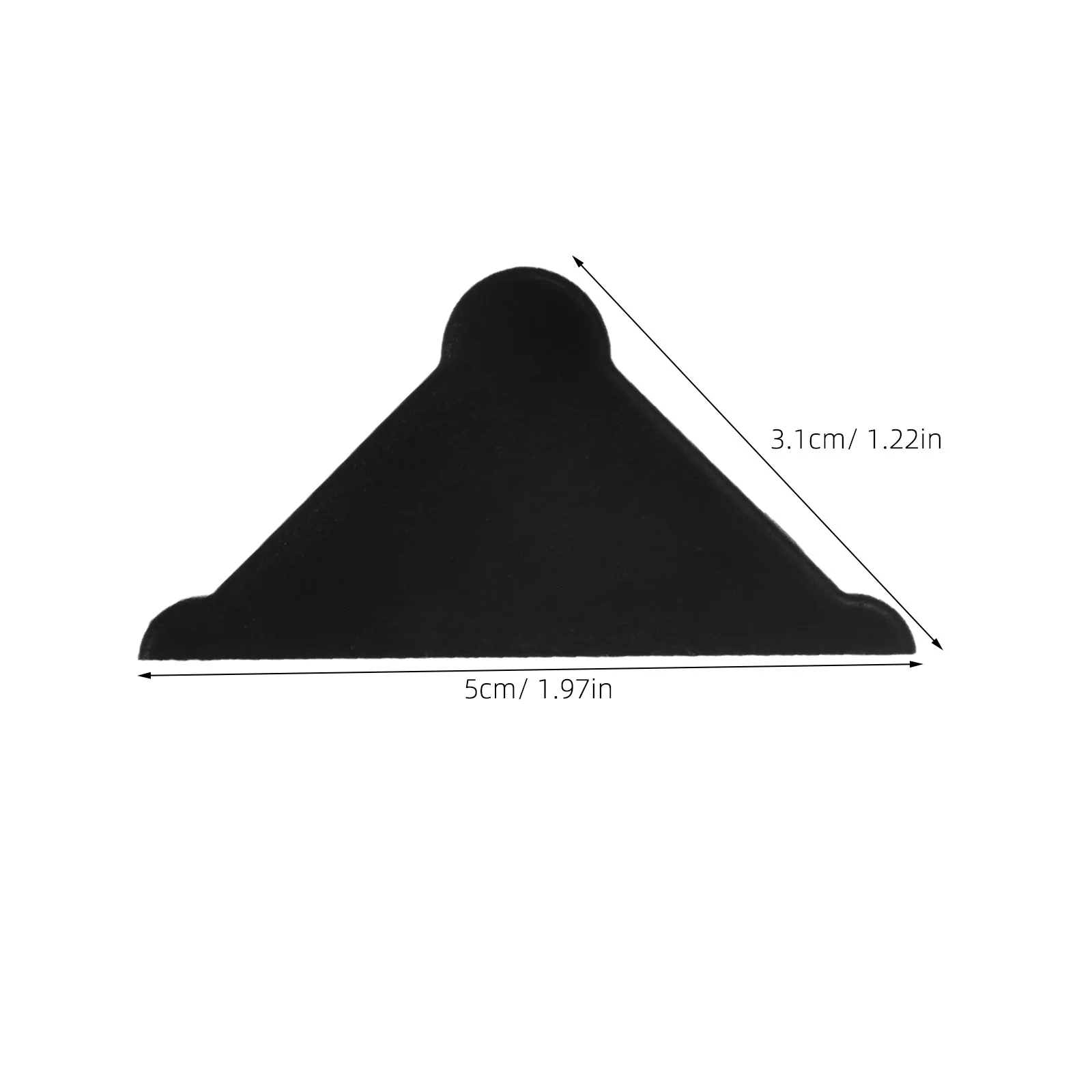 100Pcs Glass Corner Protectors Triangle Plastic Edge Guards Protective Covers for Tempered Glass Bathroom Sheets Packaging