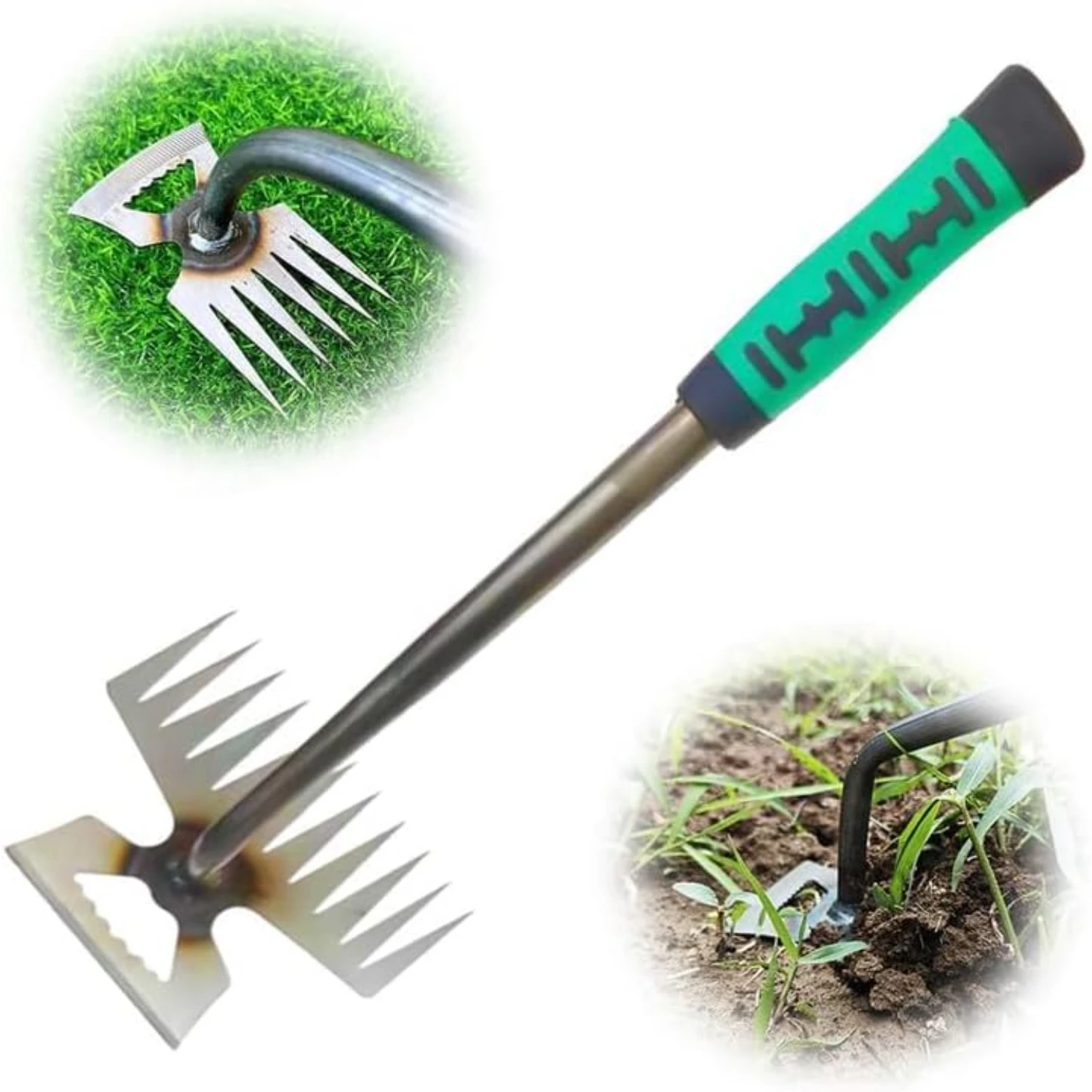 Gardening Weed Puller Tool - Weeding Artifact Uprooting Weeding Tool,  Manganese Steel Hand Weeder Pulling Tool - Manual Multifu