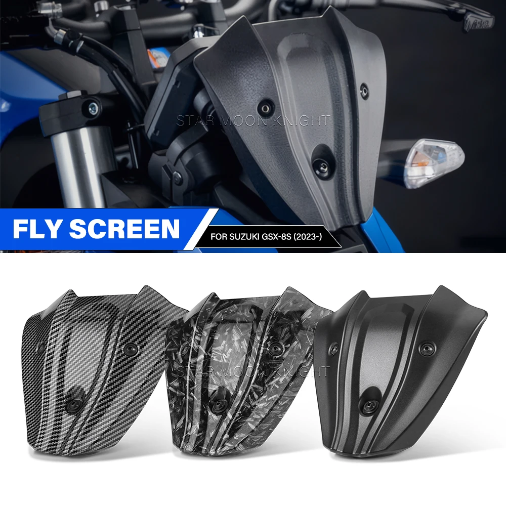 Für Suzuki GSX-8S GSX8S GSX 8S 2023 2024- Mini Windschutzscheibe Frontscheibe Windabweiser Verkleidung Motorrad-Zubehör
