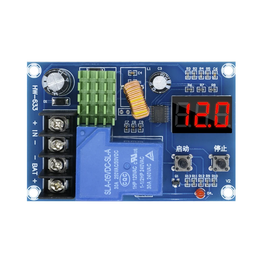 XH-M604 Battery Charger Control Module DC 6-60V Storage Lithium Battery Charging Control Switch Protection Board