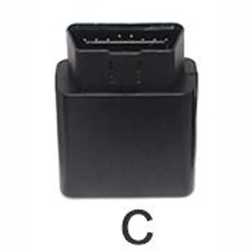 OBD Male Plug 14 Type Optional CASE ELM327 OBD2 Connector J1962m Plug with Enclosure Obd 16pin 12V Male Connector