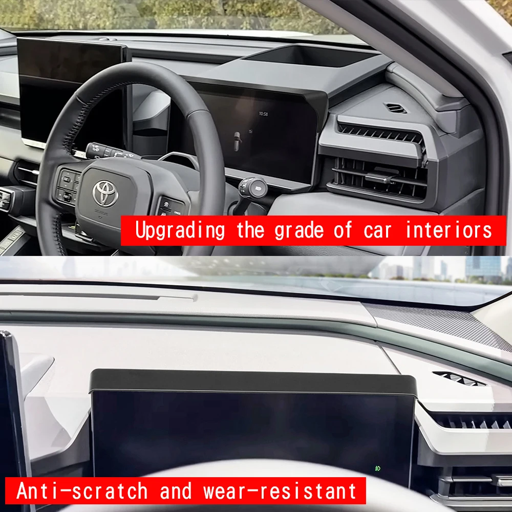For Toyota RAV4 2026 Custom Fit Instrument Cluster Sun Shade Hood– Anti-Glare Visor Cover for 12.3-inch Digital Gauge Display view 4