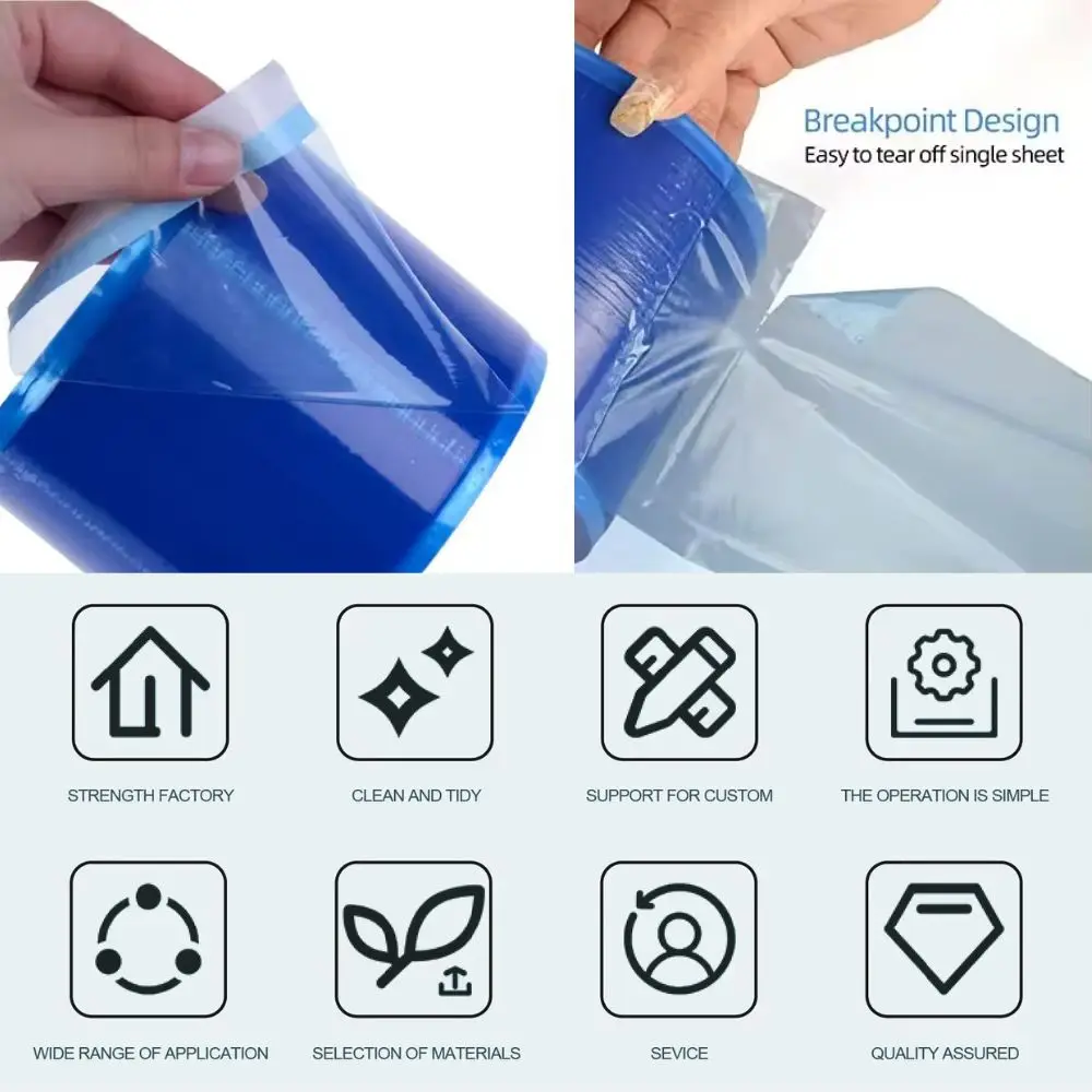 Disposable Dental Barrier Film Roll 1200Pcs Waterproof Anti-Fouling Tattoo Protective Cover Clear Wrap Medical-Grade
