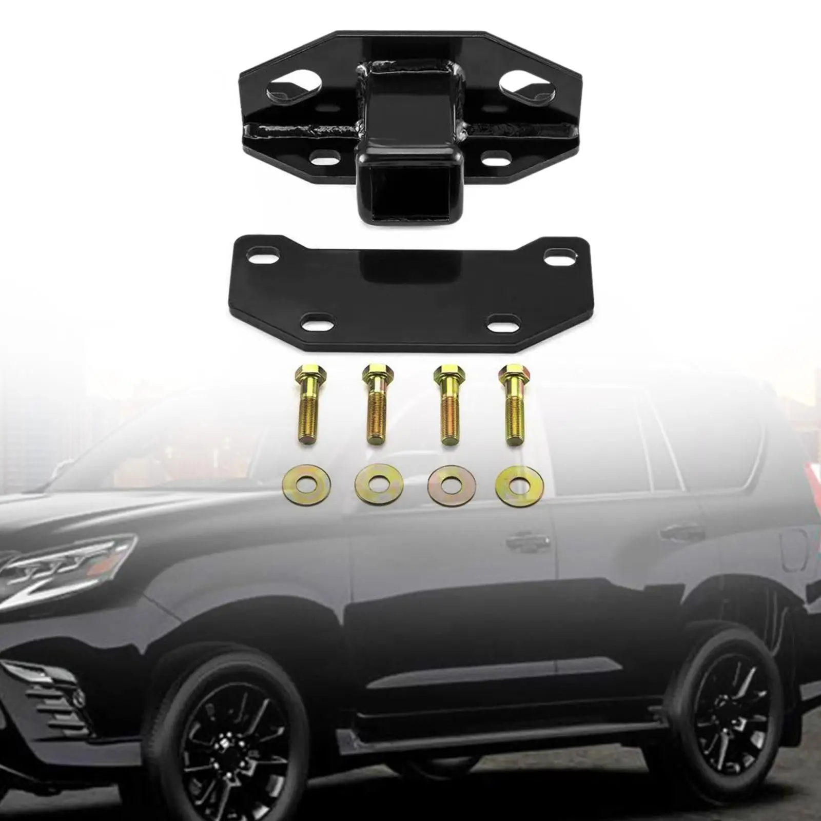 Trailer Tow Hitch Receiver, 70108005TA Maintenance Attachment Assembly Spare Part Hitch Receiver for Gx460 All 2014-2023