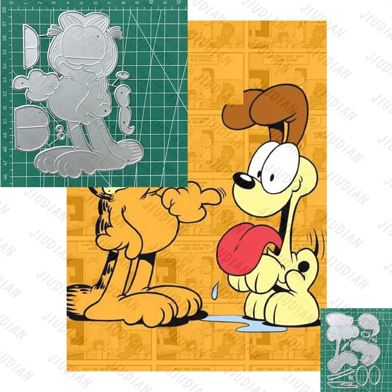 

New Animals Puppy Cat Cutting Dies DIY Paste Handicrafts Metal Cutting Blade Mold Production of Relief Album Greetingcards