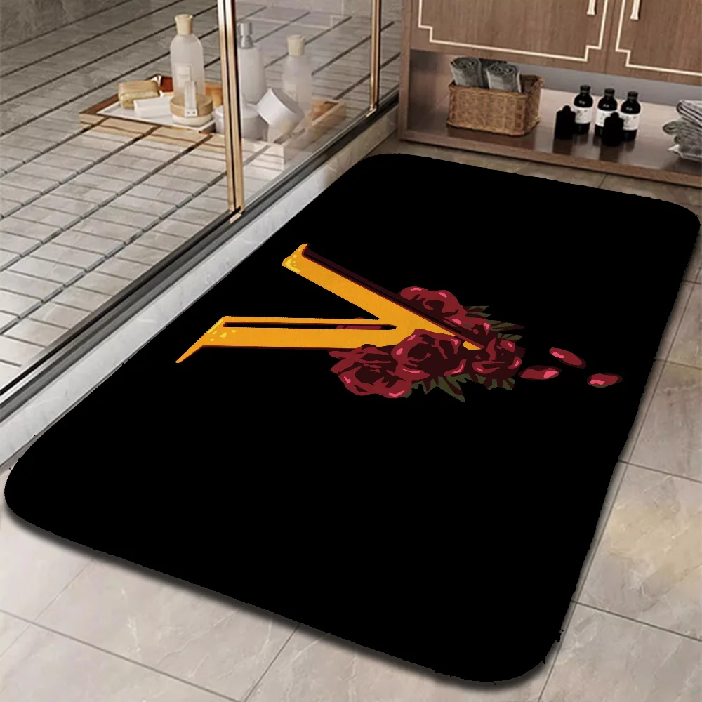 Kitchen Rug C-Cyberpunk 2077 Room Mats Welcome Mat House Entrance Mat Customized Carpets for Bedroom Home Custom Carpet Foot