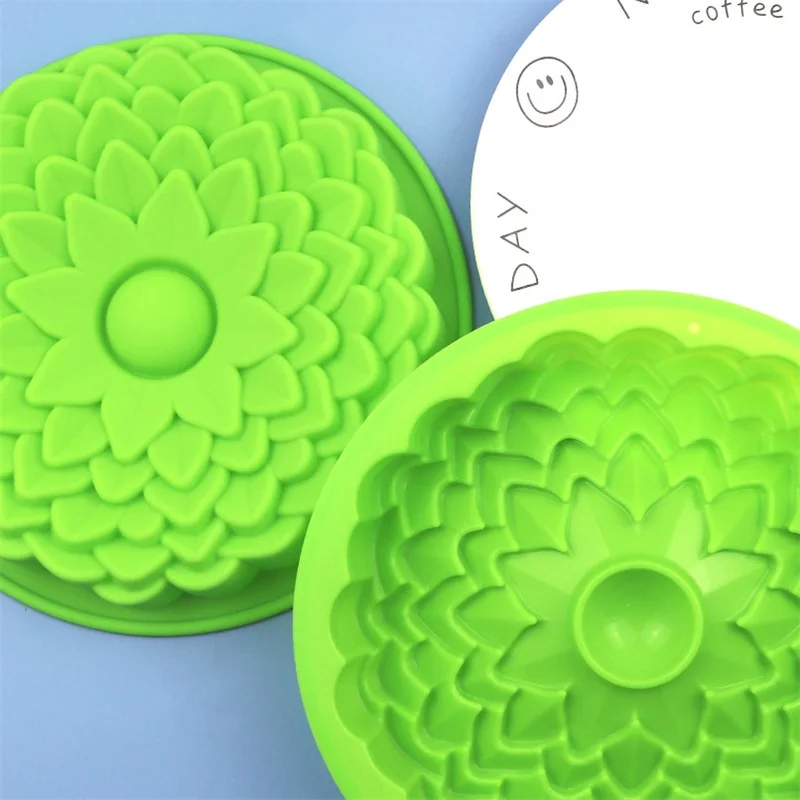 Large silicone cake mold silicone oven cake mold sunflower sunflower shape