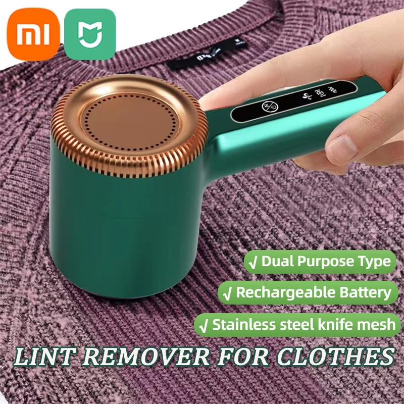 XIAOMI MIJIA Lint Remover For Clothes USB Rechargeable Hair Ball Trimmer Fuzz Clothes Sweater Electric Shaver Removal Device