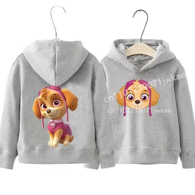 PAW Patrol – Kapuzenpullover mit Vorder- und Rückseitenmuster für Kinder, Kleinkinder, Jungen und Mädchen, lässiger Pullover, weiches und bequemes Oberteil. – Detail 4