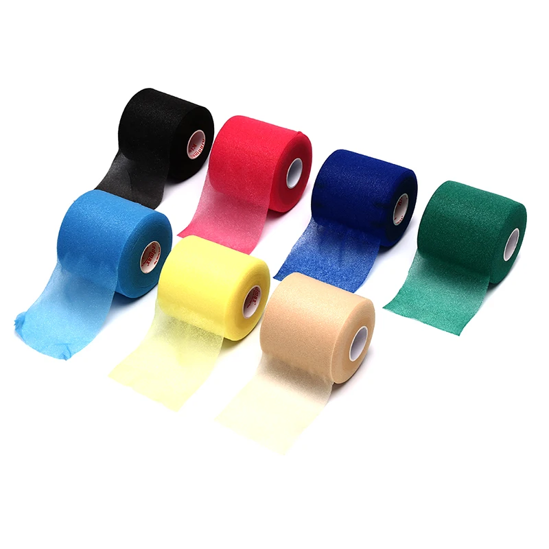 1Roll Foam Cotton Skin Film Self-adhesive Elastic Bandage Elbow Knee Skin Mask Film Foam Underwrap Sports For Athletic Tape