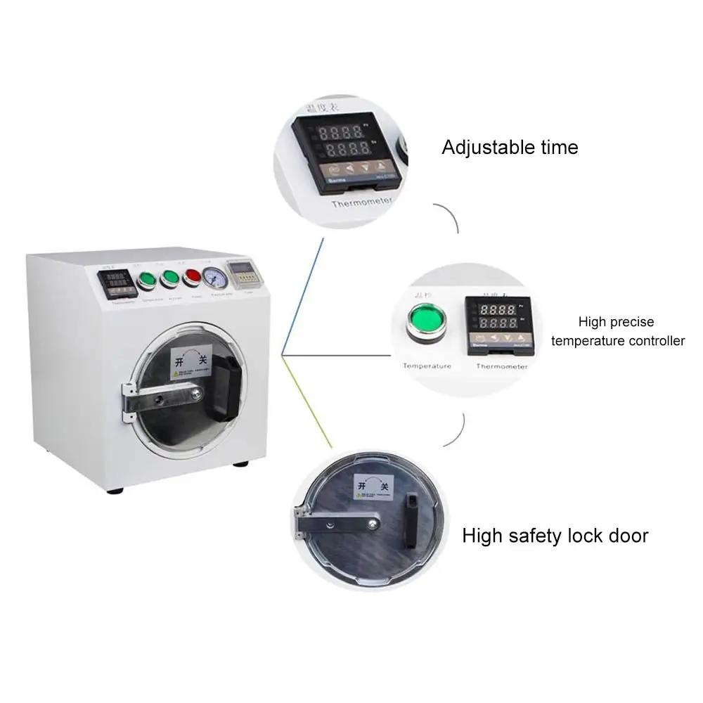 2026-Smart Autoclave Bubble Remover Inner Air Bubble Removing Machine for Pad Pro 16 Inch LCD Defoaming Machine