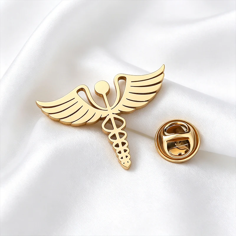 Custom Logo Brooches Custom Stainless Steel Patterns Pins Badge Personalized Logo Clothing Pins Suit Brooch Man Badges Wholesale view 5