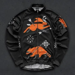 Twin Six 6 Men's Outerwear Spring Autumn Long Sleeve Knitted Sweater Usa MTB Bike Team Breathable Fit Thin Coat Ropa Ciclismo