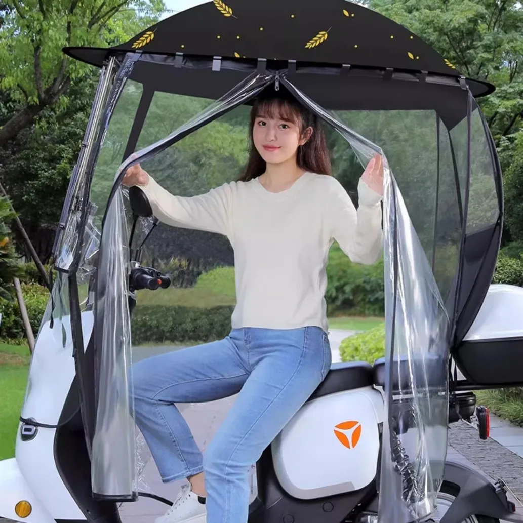 Fully Enveloping Electric Vehicle Special Awning Electric Vehicle Rain Cover Water Motorcycle Cover Waterproof Outdoor