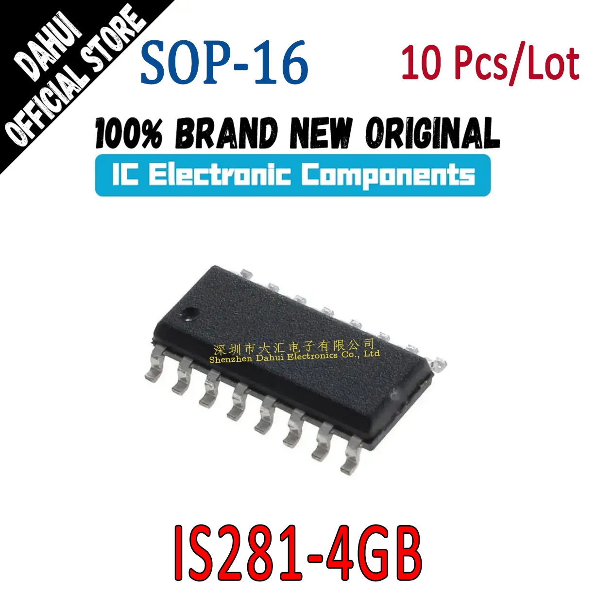 

10Pcs IS281-4GB IS281-4 Silkscreen THP4 SOP-16 High speed optocoupler chip IC New original