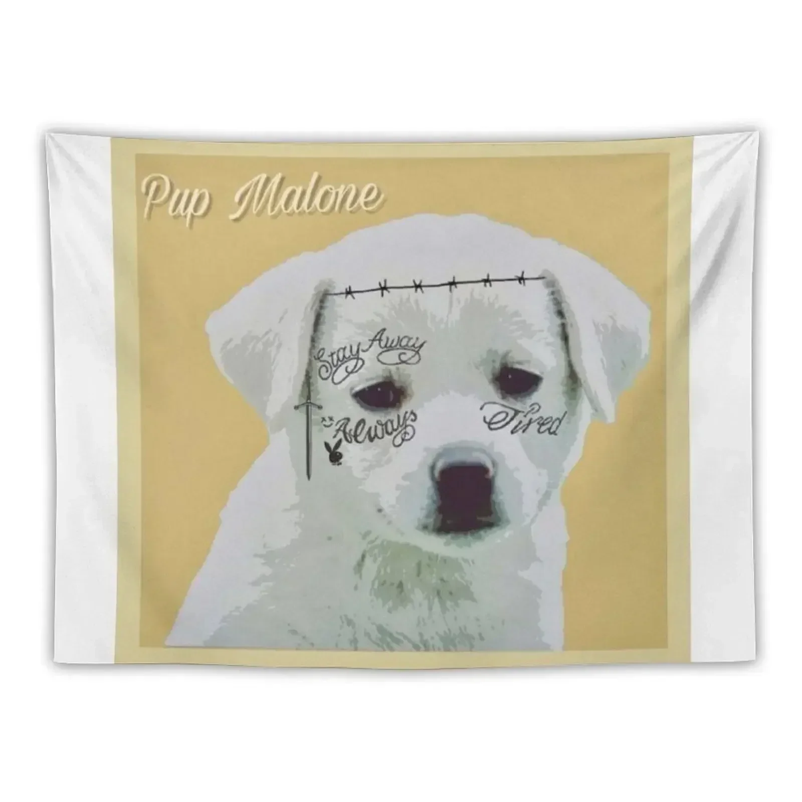 Pup Malone Tapestry Home And Comfort Decor Decoration Aesthetic Wall Hanging Wall Tapestry