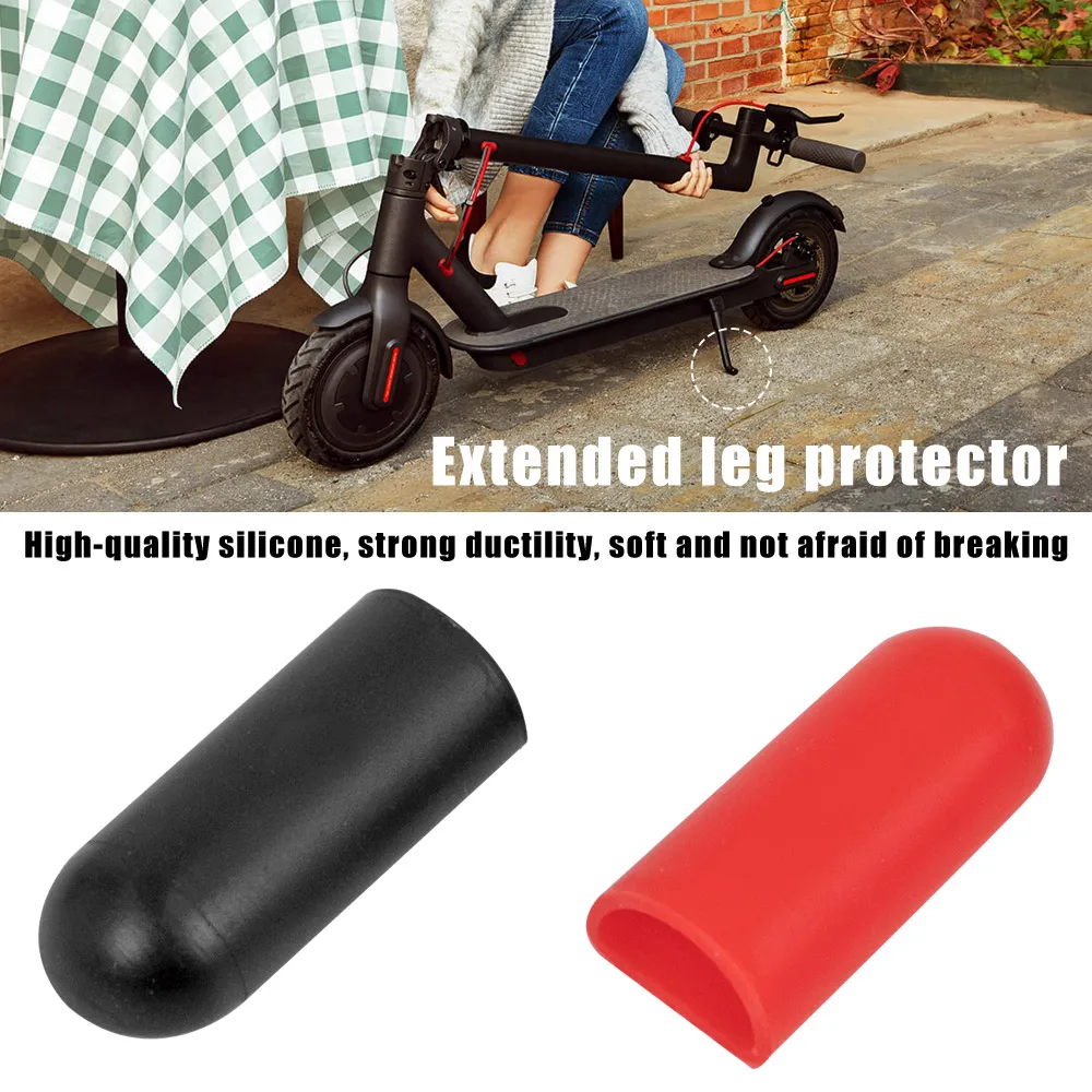 Scooter Silicone Longer Kickstand Foot Support Protect Cover for Ninebot Max G30 G30 D for Xiaomi M365 1S PRO PRO 2