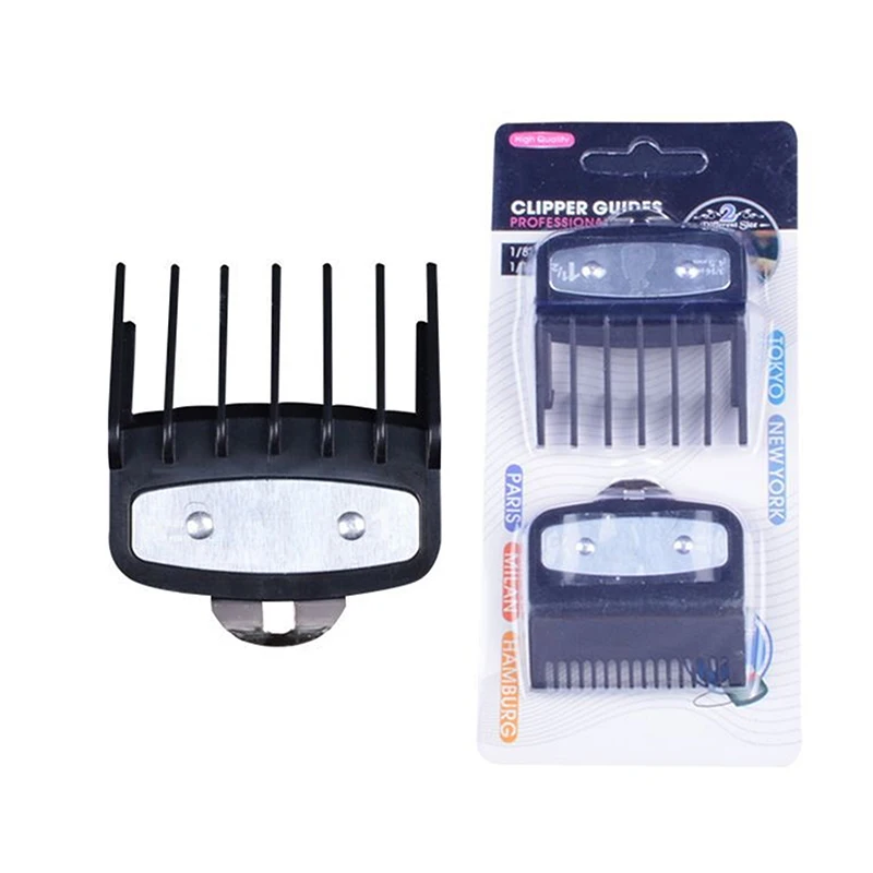 2 قطعة ABS مقص الشعر الحرس دليل أمشاط المتقلب أدلة القطع أدوات التصميم مرفق متوافق 1.5 مللي متر 4.5 مللي متر