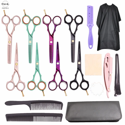 Imagen 1 del producto Tijeras profesionales de 5,5 pulgadas para peluquería, 440C, Corte japonés, corte de pelo, salón de peluquería, hogar, envío directo, A1104