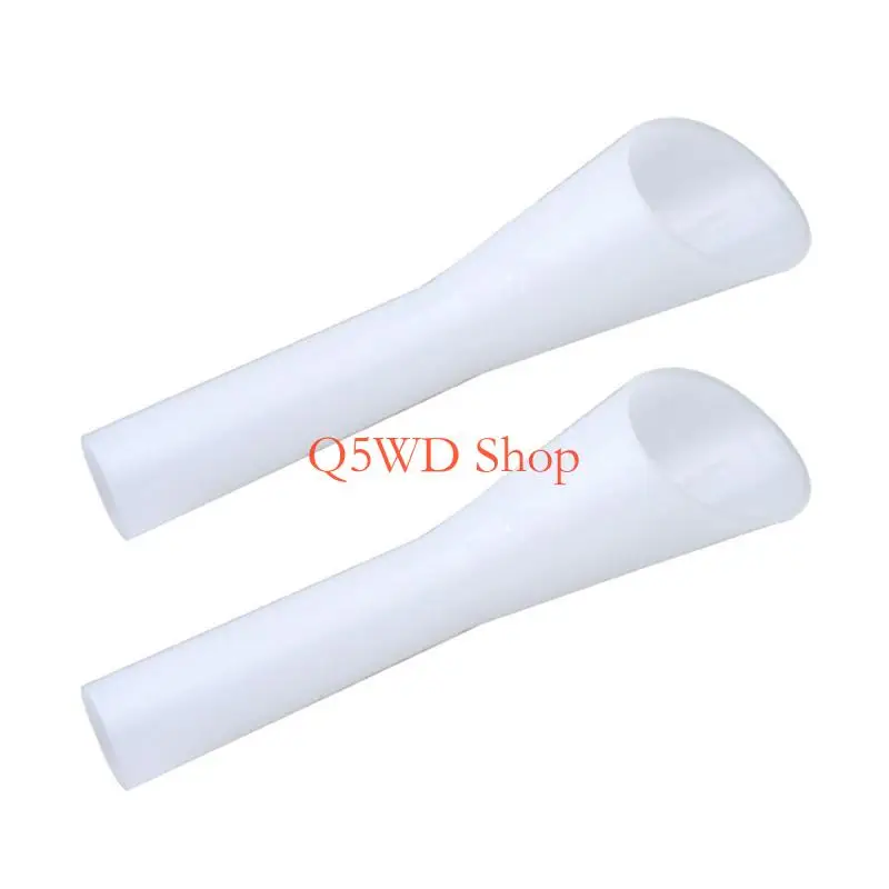 

Q5WD 2Pcs/set Car Fuels Filler Funnel Plastic Leakproof Fuels Tanks Funnel Tube Standard Replacement Automotive Gas Funnel